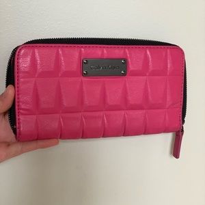 Calvin Klein Pink Clutch Wallet